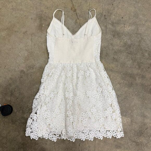 Abercrombie & fitch lacey white mini dress - Picture 3 of 7